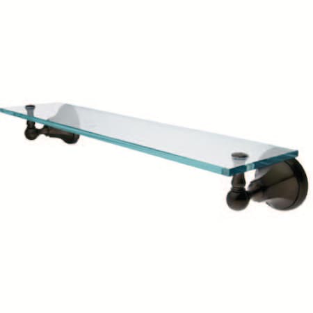 Metropolitan Cosmetic Glass Shelf, Oil Rubbed Bronze